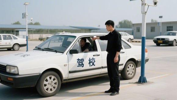 驭安驾校大门